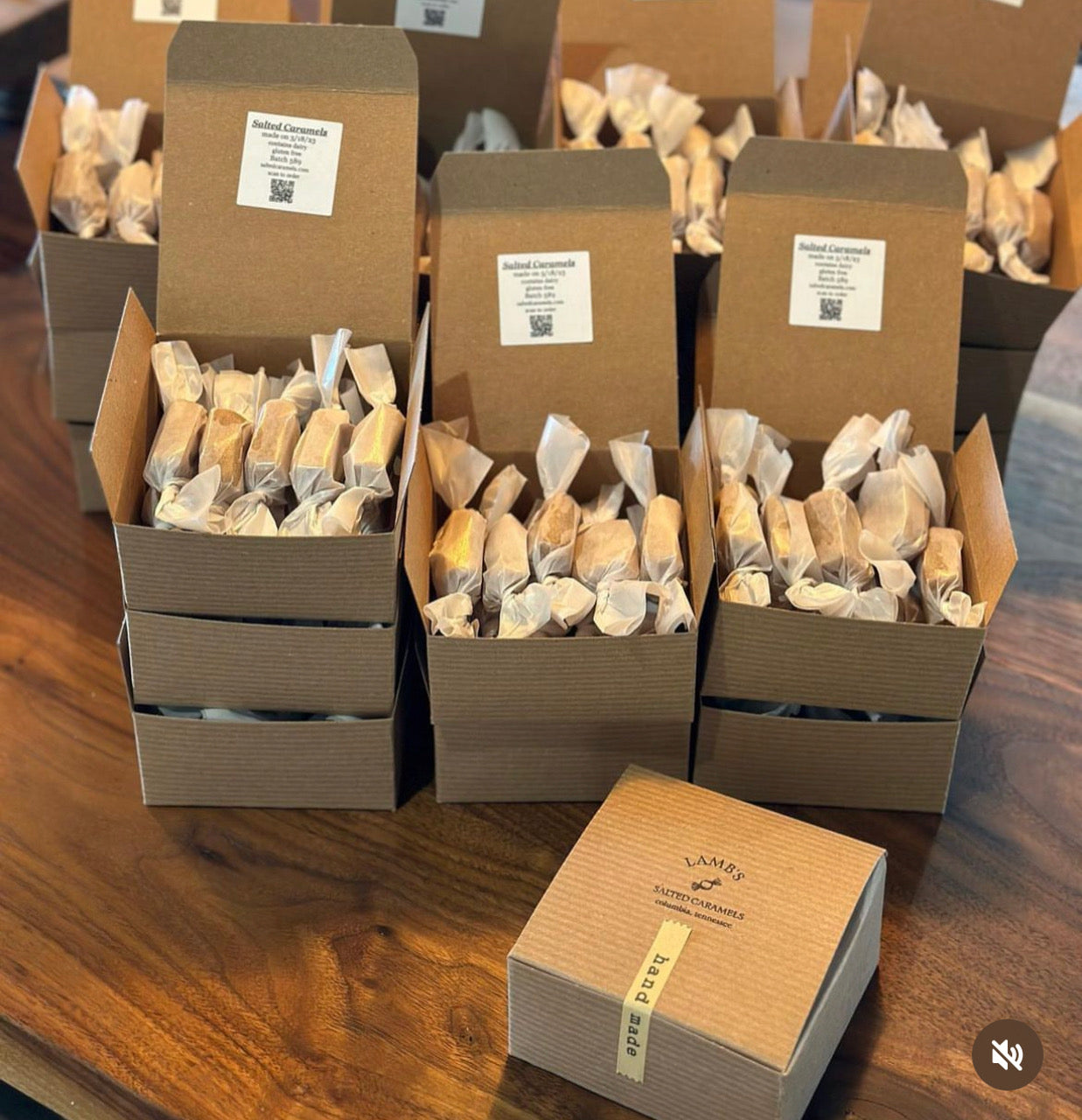Handmade Salted Caramels