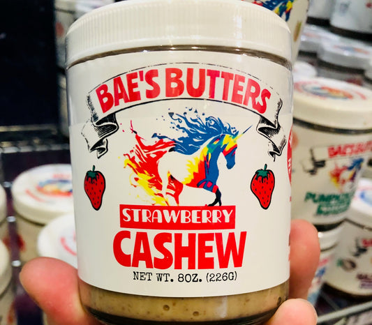 Strawberry Cashew Butter by Bae's Butters